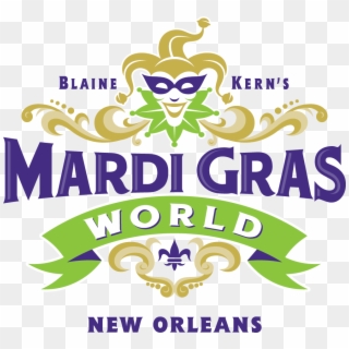 Mardi Gras Logo As Well As Mardi Gras Clip Art Black - Mardi Gras World - Png Download