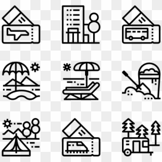 Travel And Holidays - Design Icon Clipart