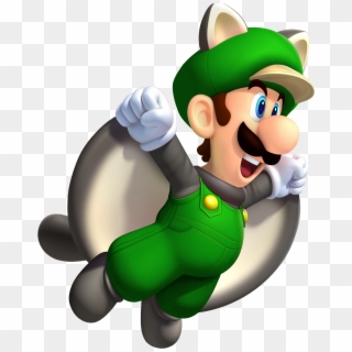 Flying Squirrel Luigi Super Mario Party, Super Mario - New Super Mario Bros U Acorn Clipart
