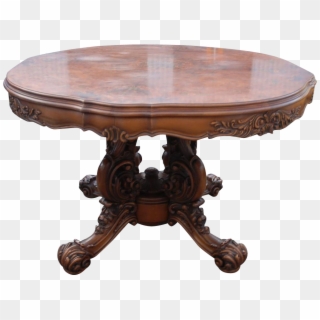 Item No - Fy-1527 - Antique Round Table Set Clipart