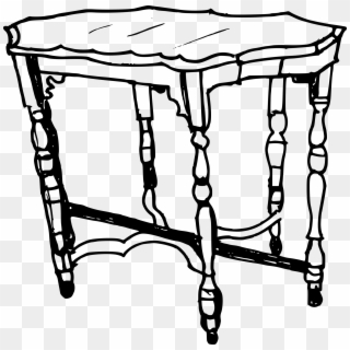 Clip Freeuse Antique Png Transparent Onlygfx Com Free - Antique Table Drawing