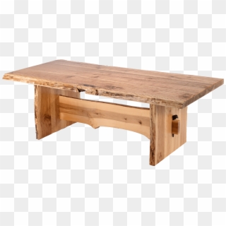 The Ancestral Is A Solid Wood Table With Wrought-iron - Table En Bois Clipart