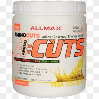 Allmax Amino Cuts Amino Acids Powder, Pina Colada, - Drink Clipart
