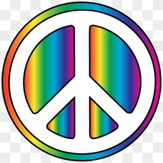 Peace Sign Clip Art - Peace Sign Transparent Background - Png Download
