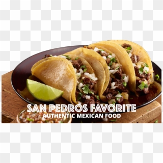 Street Tacos With Rice And Beans Clipart