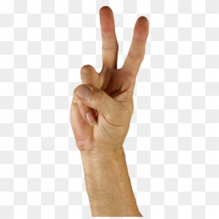 Peace Sign Hand - Peace Sign Hand Transparent Background Clipart