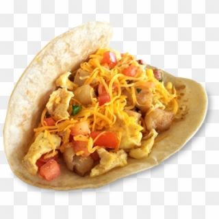 Breakfast Taco - Taco Top View Png Clipart
