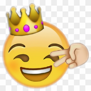 Queen King Peace Emoji Sticker Issa Dxddyyyy Png Queen - Smiley Clipart