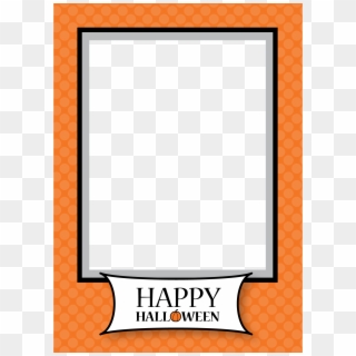 Free Halloween Frame Template Printable - Happy Halloween Picture Frame Clipart