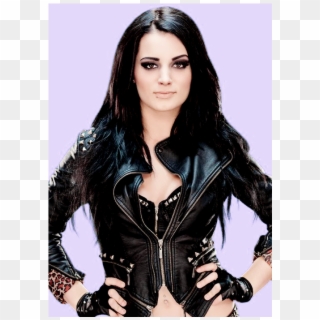 Wwe Diva Paige Nxt Black Studded Biker Womens Synthetic - Paige Leather Jacket Clipart