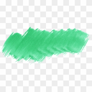 Graphic Free Green Watercolor Brush Stroke Png Vol - Watercolor Brush Mark Png Clipart