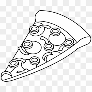 Png Pizza Black And White Clipart 6398 5341 Bow - Pizza Clipart Black And White Transparent Png