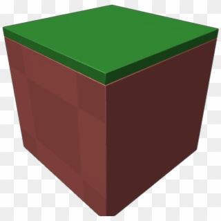 Proportional Grass Block To My Other Minecraft Objects, - Box Clipart