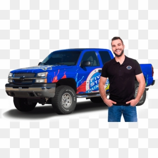 Five Star Painting Truck And Owner - Five Star Painting Vehicle Clipart
