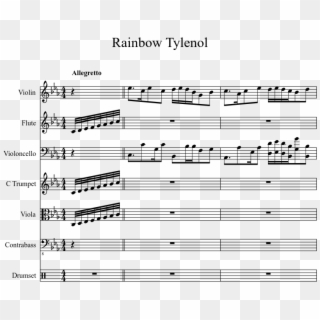 Rainbow Scorelenol - Wii Shop Theme Sheet Music Clipart