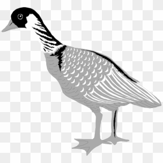 Grayscale Goose Svg Clip Arts 600 X 559 Px - Png Download