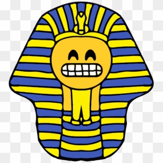 Ancient Egypt T-shirt Pharaoh Emoji Smiley - Pharaoh Clipart - Png Download
