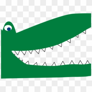 Cartoon Crocodile Mouth Open Clipart