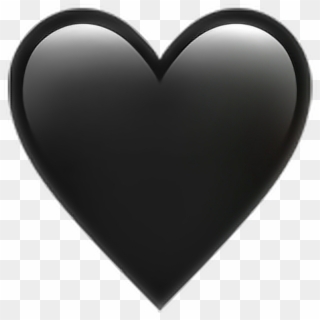 Rose Emoji Black - Emoji Iphone Png Heart Clipart