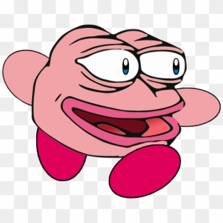 Super Rare Kirby Pepe - Pink Pepe Rare Clipart
