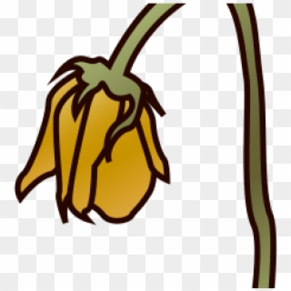 Withered Rose Emoji Clipart