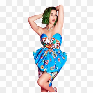 Blue Dress Katy Perry - Katy Perry Png Hd Clipart
