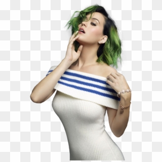 Katy Perry Png Photo - Katy Perry Sexy Green Hair Clipart