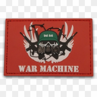 Pvc Patch “war Machine” - Emblem Clipart
