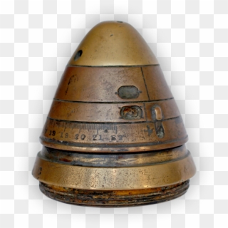Image Of Shell Fuse Cap - Brass Clipart