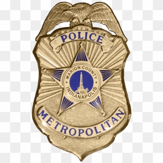 Indianapolis Police Badge - Indianapolis Police Department Badge Clipart