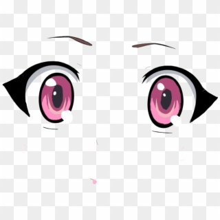 Anime Eyes Animeeyes Pinkeyes Cutesticker Sticker Anime - Illustration Clipart