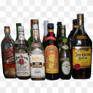 Collection Of Alcohol Bottles - Alcohol Png Clipart