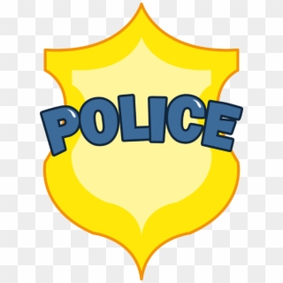 Cartoon Police Badges - Police Clip Art - Png Download