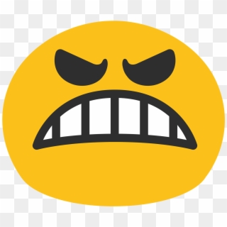 Angry Emoji Transparent Background - Transparent Background Google Logo Clipart
