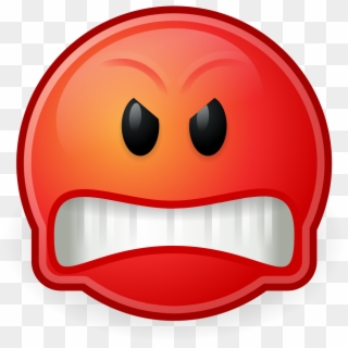 Svg Stock Anger Clipart Angry Situation - Angry Facial Expression Cartoon - Png Download