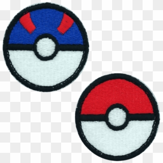 Pokeball Patches - Circle Clipart