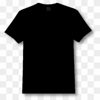 Blank Black T Shirt Png - Black Shirt Mockup Png Clipart