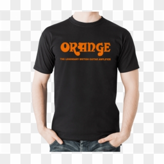 Suffice To Say, These T-shirts Are Always In Our Top - Black Shirt Orange Logo Clipart