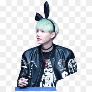 Suga Bts Bunny Ears , Png Download Clipart