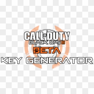 Call Of Duty Black Ops 3 Beta Key Generator - Graphic Design Clipart