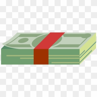 Vector Illustration Of Stack Of Cash Money Dollar Bills - Tax Clipart