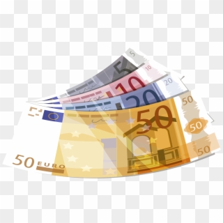 Library Cash Stack Clipart - Money Euro Png Transparent Png