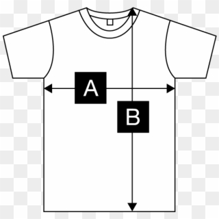 Unisex T-shirt - Men's V Neck T Shirt Measurement Clipart