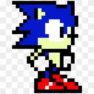 Sanic - Pixel Art Sonic Dash Clipart