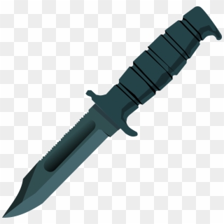 Cartoonish Bowie Knife Png Image - Faca Vetor Png Clipart
