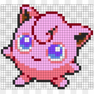Jigglypuff Perler Bead Pattern / Bead Sprite - Jigglypuff Pixel Art Clipart