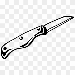 Clip Art Transparent Collection Of Knife Png High Quality - Knife Black And White