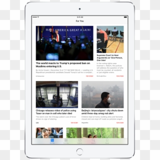 Apple Inked Deal With Buzzfeed For Exclusive Access - Apple News Ipad Clipart