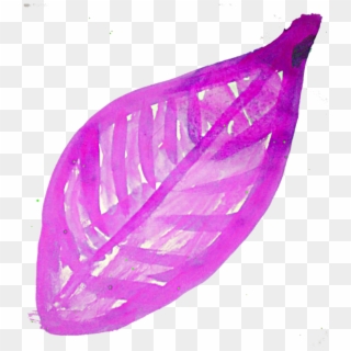 Watercolor Leaves Png Images - Watercolor Pink Leaf Png Clipart