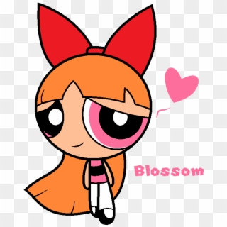 Blossom From The Powerpuff Girls Undefined - Blossom Easy Draw Powerpuff Clipart
